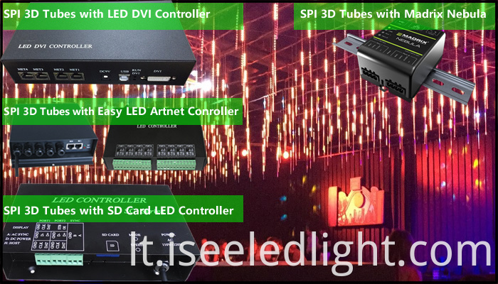 LED controller for SPI 3D Tube